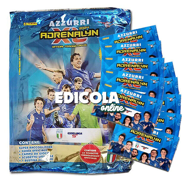 Raccoglitore e/o Bustine Adrenalyn XL AZZURRI Esselunga Calciatori Panini 2024 - Image 8