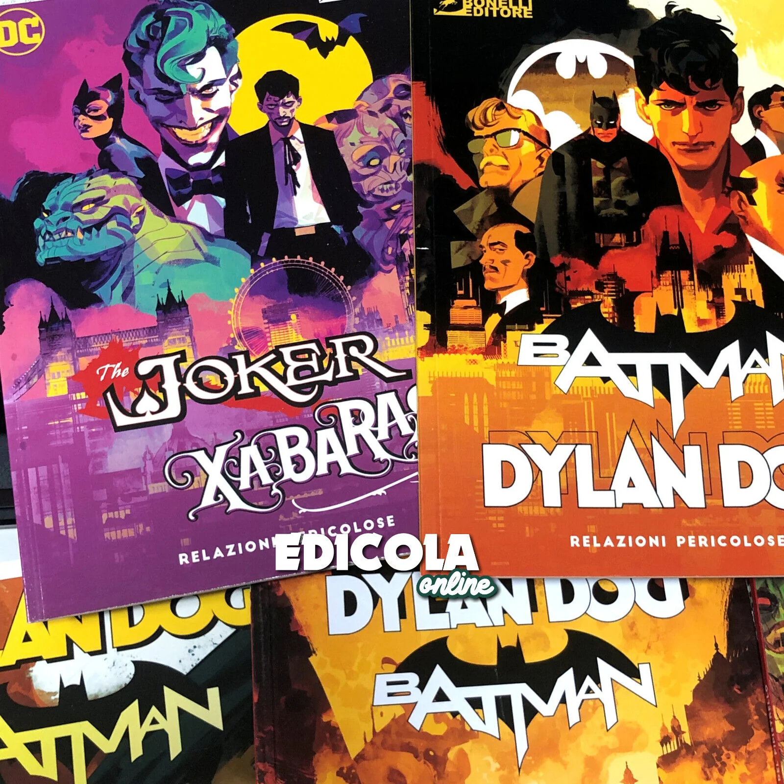 Saga Completa 8x Fumetti DYLAN DOG e BATMAN Numero 0 1 2 3 + Variant Cover Joker - Image 6