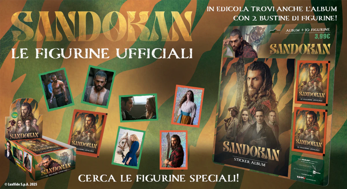 Set Album e/o Figurine di SANDOKAN - Can Yaman 2025 - Image 5
