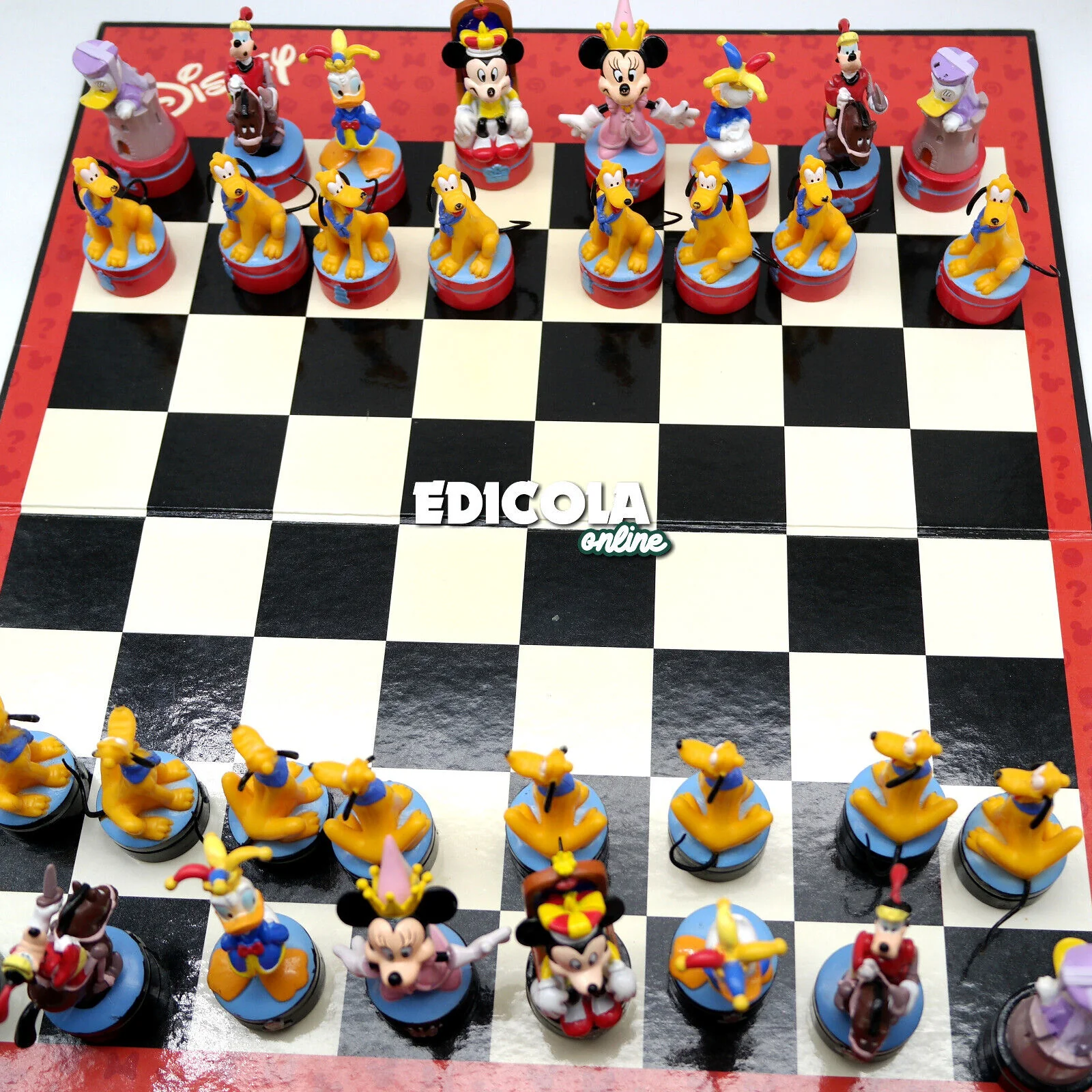 Scatola Giochi Scacchi Scacchiera Personaggi Disney 3D usata pedine Set Completo - Image 10