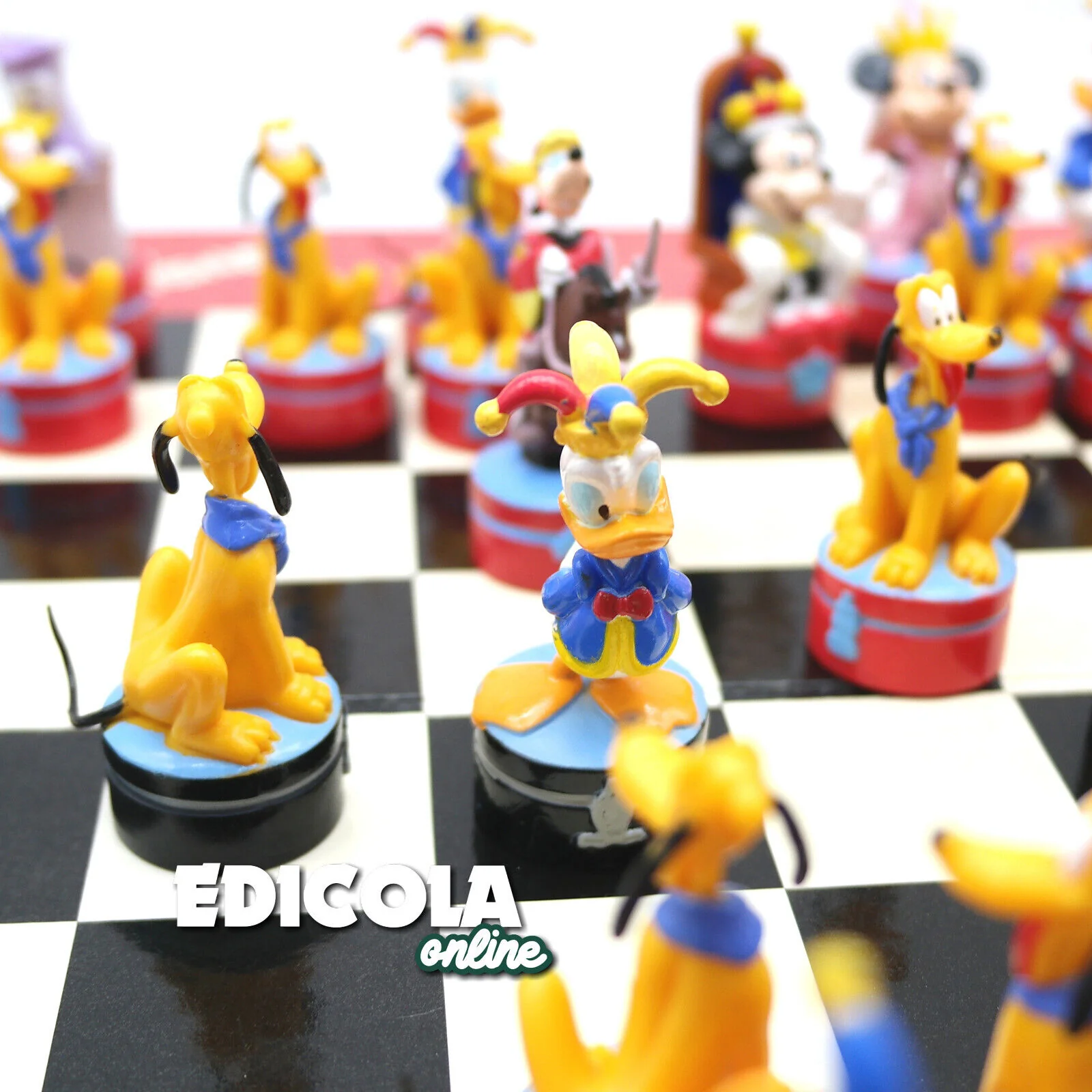 Scatola Giochi Scacchi Scacchiera Personaggi Disney 3D usata pedine Set Completo - Image 12