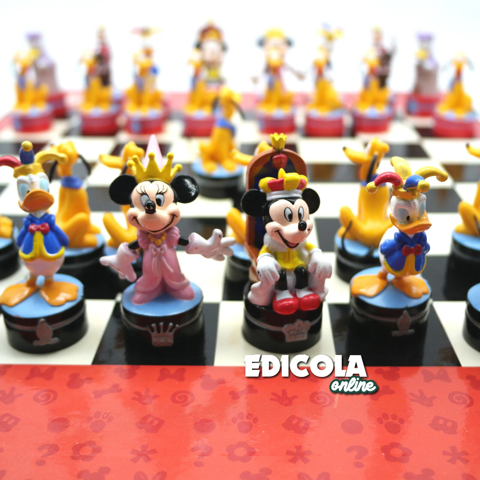 Scatola Giochi Scacchi Scacchiera Personaggi Disney 3D usata pedine Set Completo - Image 6