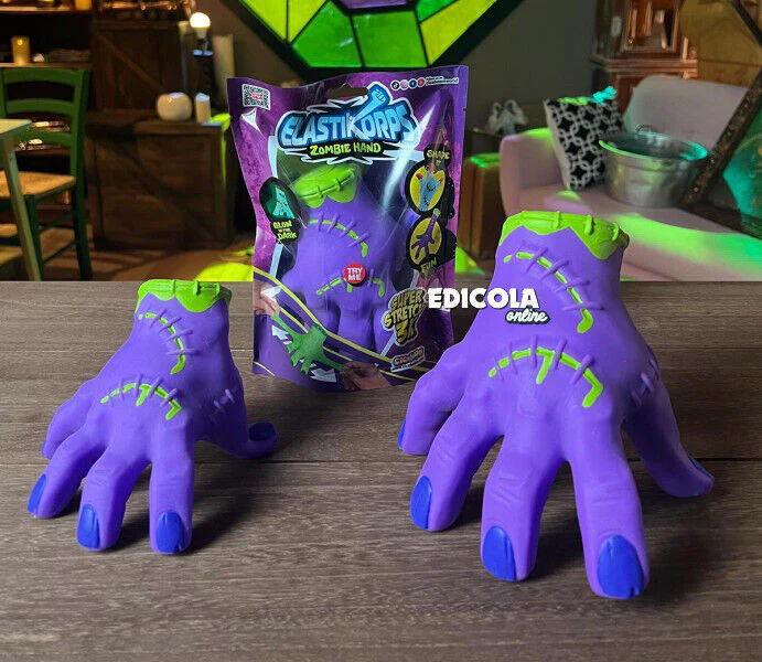 Scegli la Mano Giocattolo Elastikorps Zombie Hand Allungabile Cicaboom Halloween - Image 3