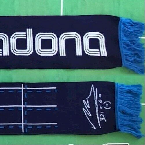 Sciarpa Ultras Napoli Vintage Calcio HO VISTO MARADONA Campione Diego Armando - Image 5