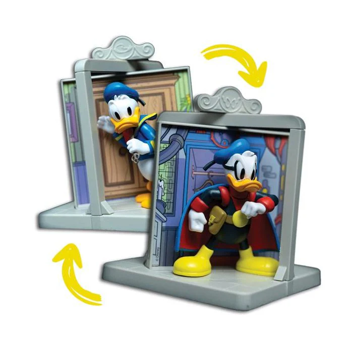 Set 2 Fumetti di Topolino: Diorama Paperino e Paperinik ( Statua Peperino / Paperinik ) Statuetta 3D - Image 5