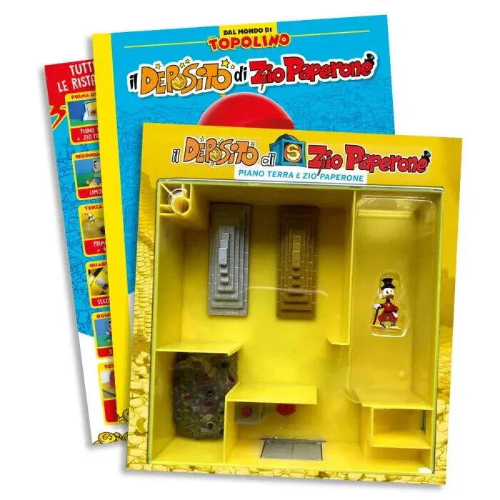 Set 6 Collezione di TOPOLINO IL DEPOSITO DI ZIO PAPERONE Completo Gadget Disney - Image 4