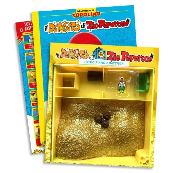 Set 6 Collezione di TOPOLINO IL DEPOSITO DI ZIO PAPERONE Completo Gadget Disney - Image 5