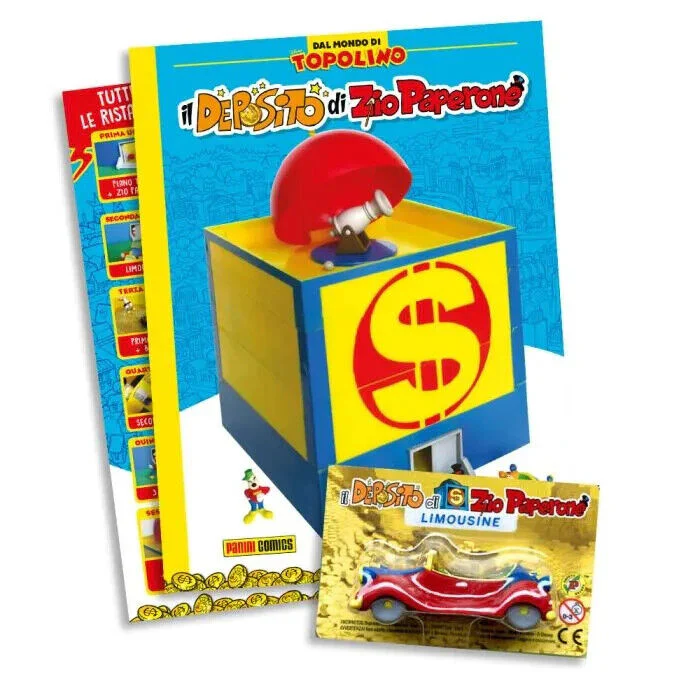 Set 6 Collezione di TOPOLINO IL DEPOSITO DI ZIO PAPERONE Completo Gadget Disney - Image 8