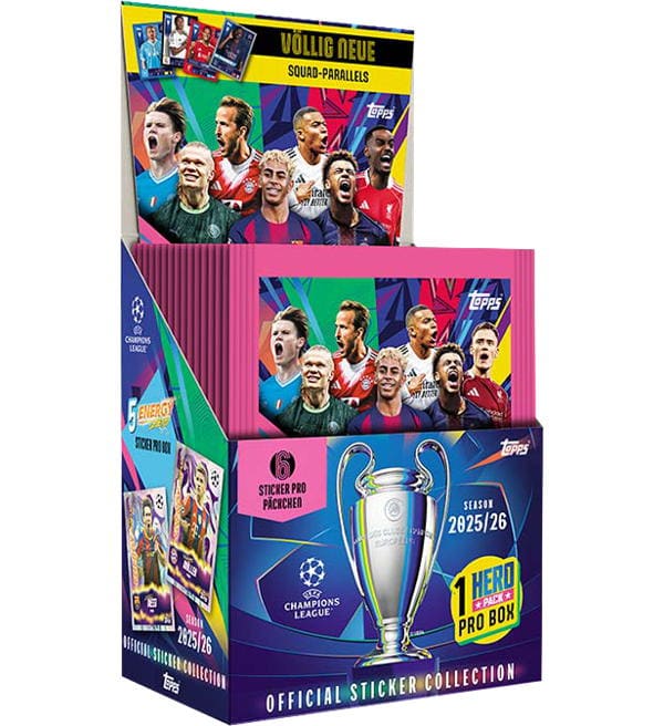 Set Album e/o busitne di Figurine Calciatori CHAMPIONS LEAGUE 2025-26 Topps Uefa - Image 3