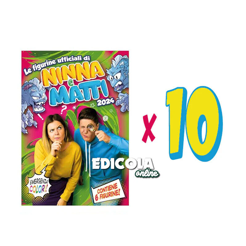 Set Album e/o Bustine di Figurine NINNA e MATTI Emergenza Colori Sticker 2024 - Image 3