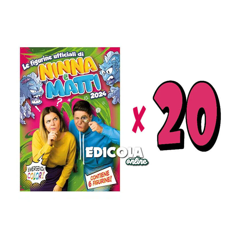 Set Album e/o Bustine di Figurine NINNA e MATTI Emergenza Colori Sticker 2024 - Image 4