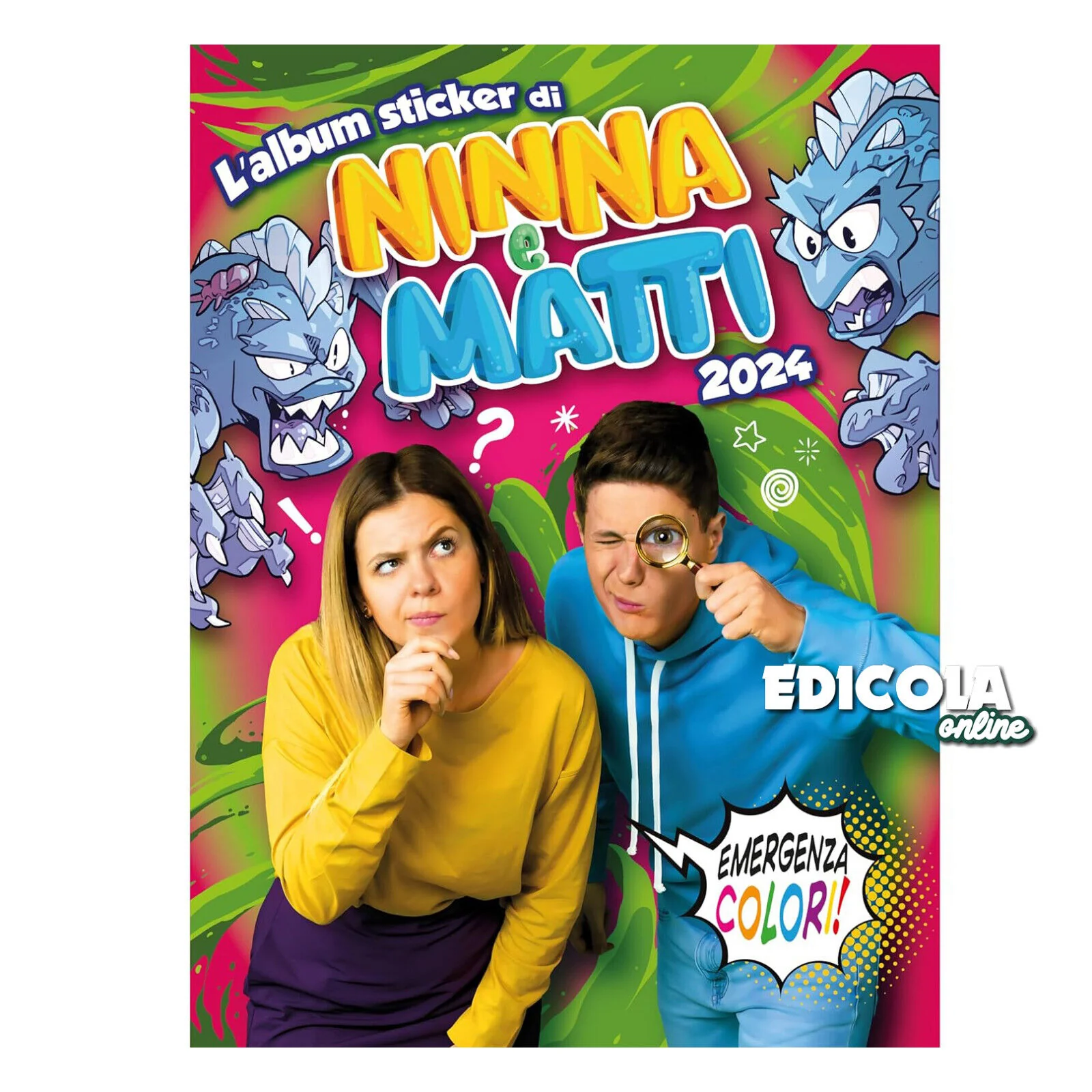 Set Album e/o Bustine di Figurine NINNA e MATTI Emergenza Colori Sticker 2024 - Image 5