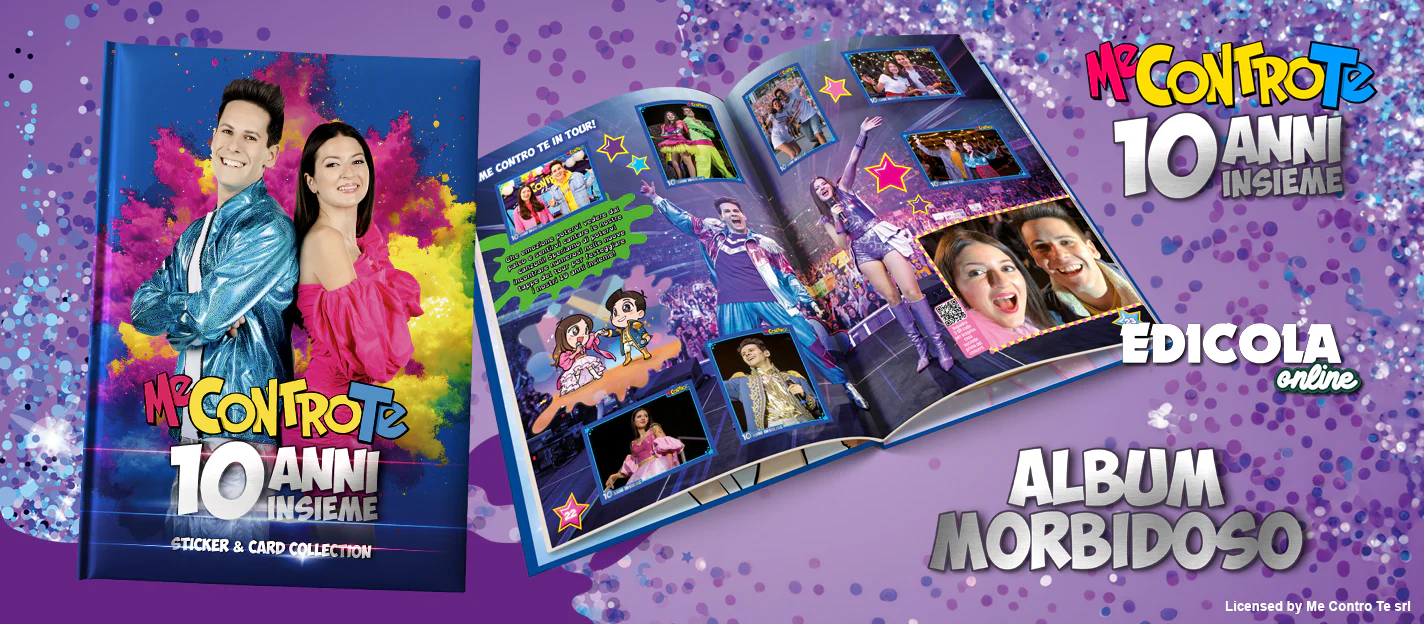 Set Album Me CONTRO Te 10 ANNI INSIEME 2024 LUI e SOFI Bustine di Figurine Card - Image 19