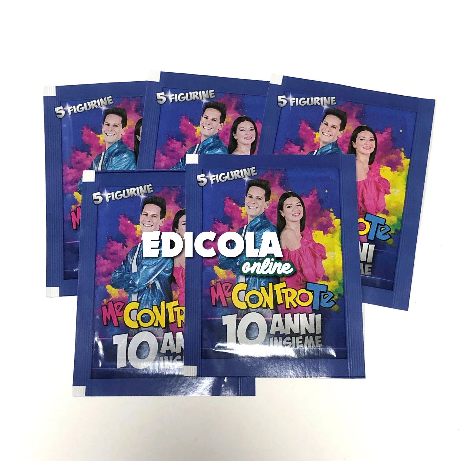 Set Album Me CONTRO Te 10 ANNI INSIEME 2024 LUI e SOFI Bustine di Figurine Card - Image 4