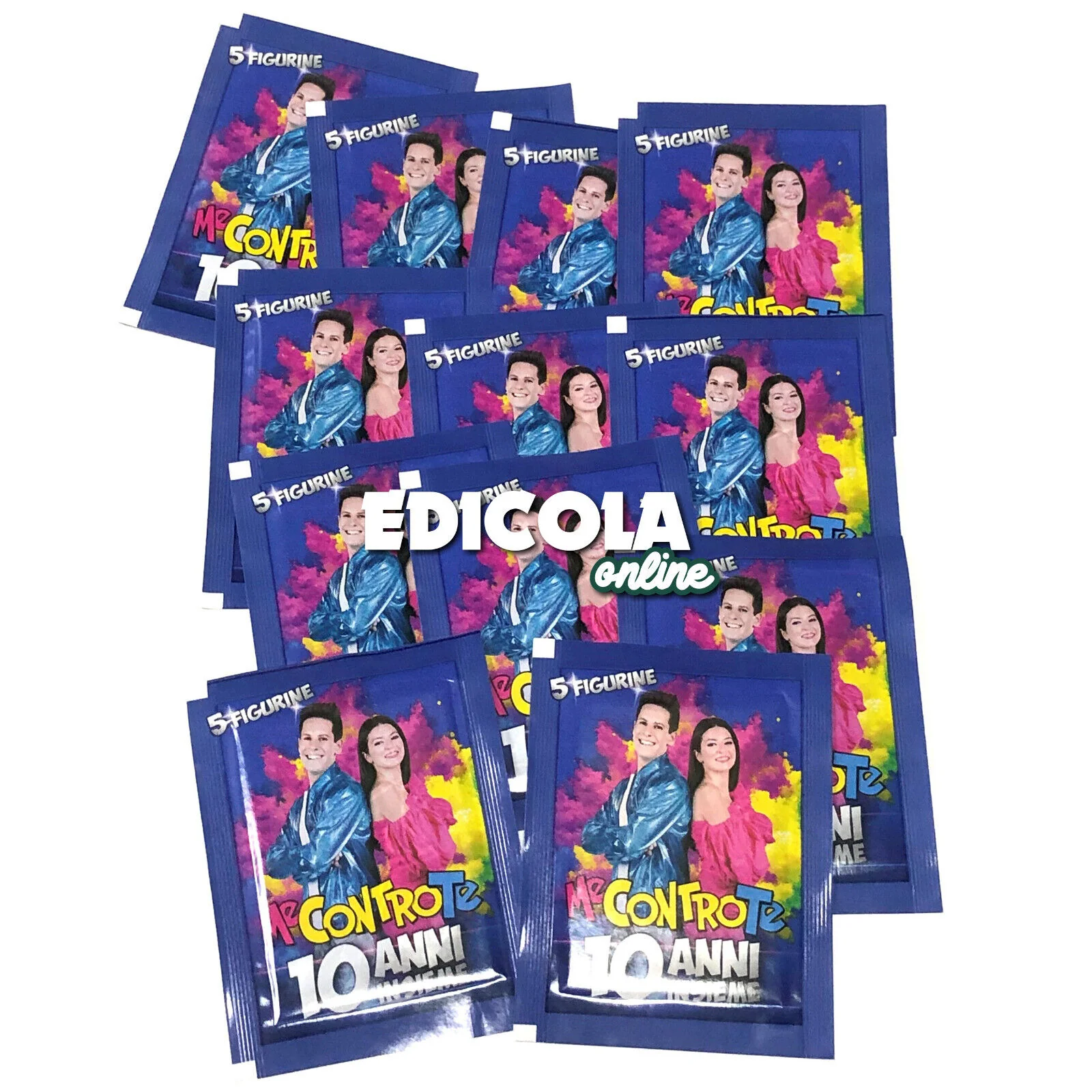 Set Album Me CONTRO Te 10 ANNI INSIEME 2024 LUI e SOFI Bustine di Figurine Card - Image 5