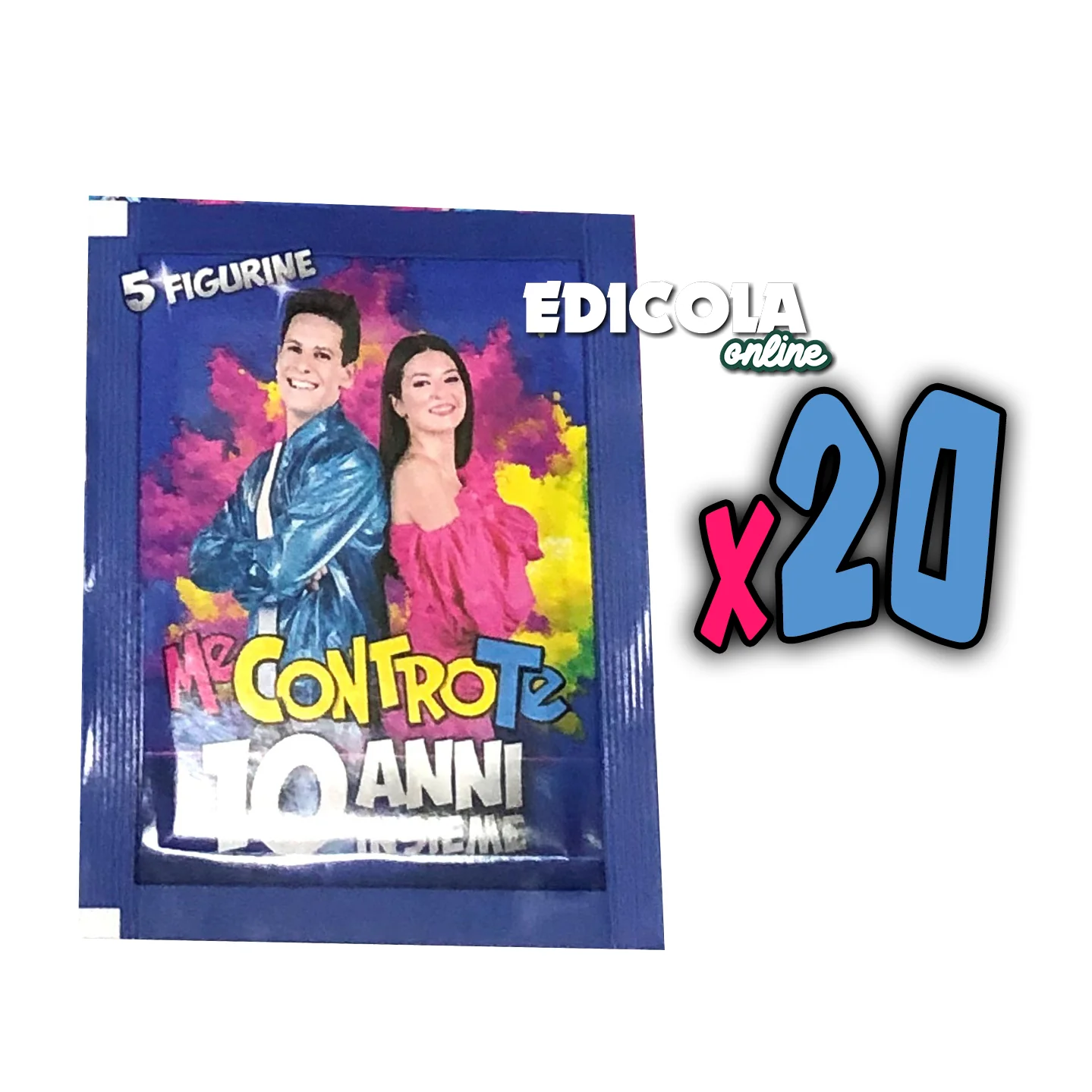 Set Album Me CONTRO Te 10 ANNI INSIEME 2024 LUI e SOFI Bustine di Figurine Card - Image 6