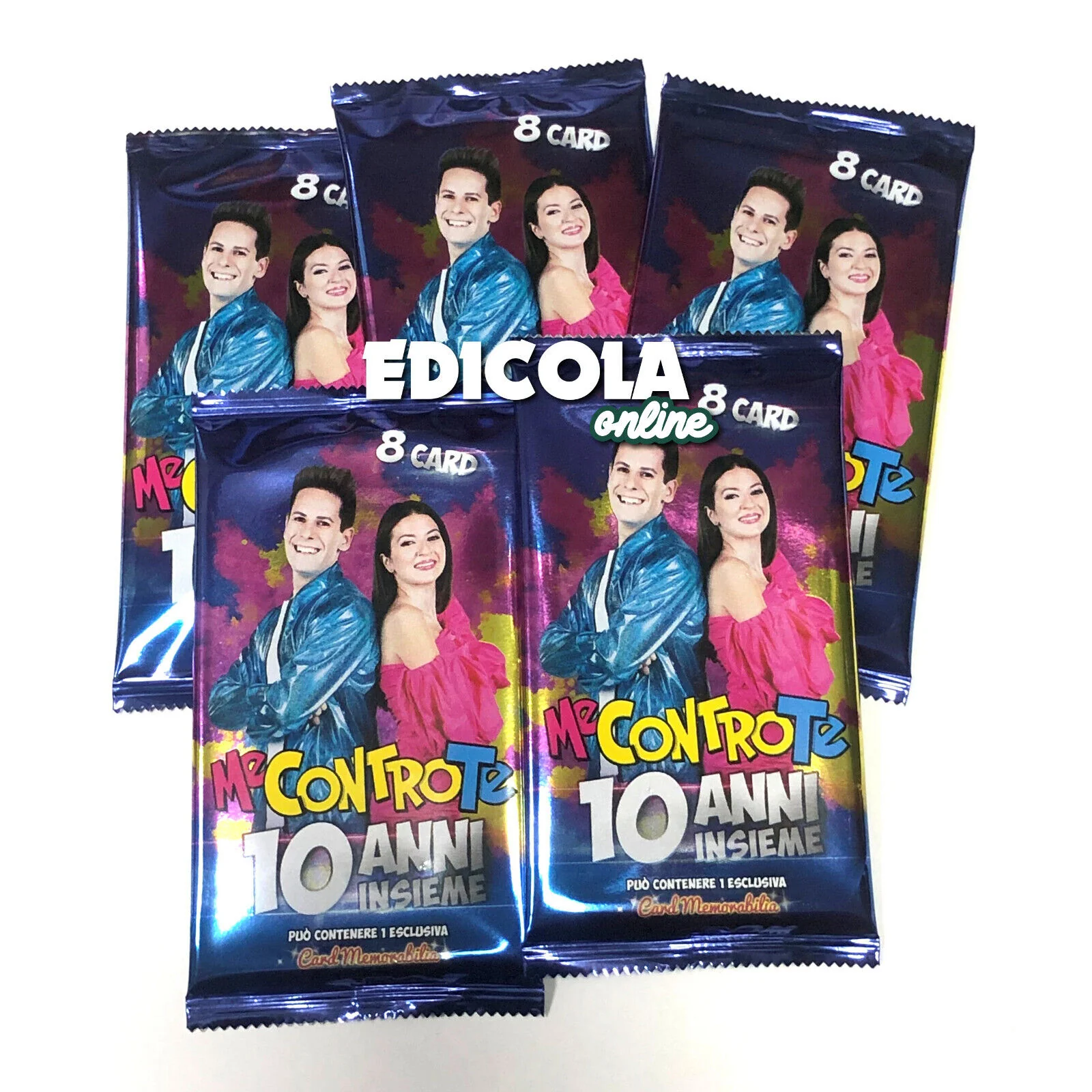 Set Album Me CONTRO Te 10 ANNI INSIEME 2024 LUI e SOFI Bustine di Figurine Card - Image 8