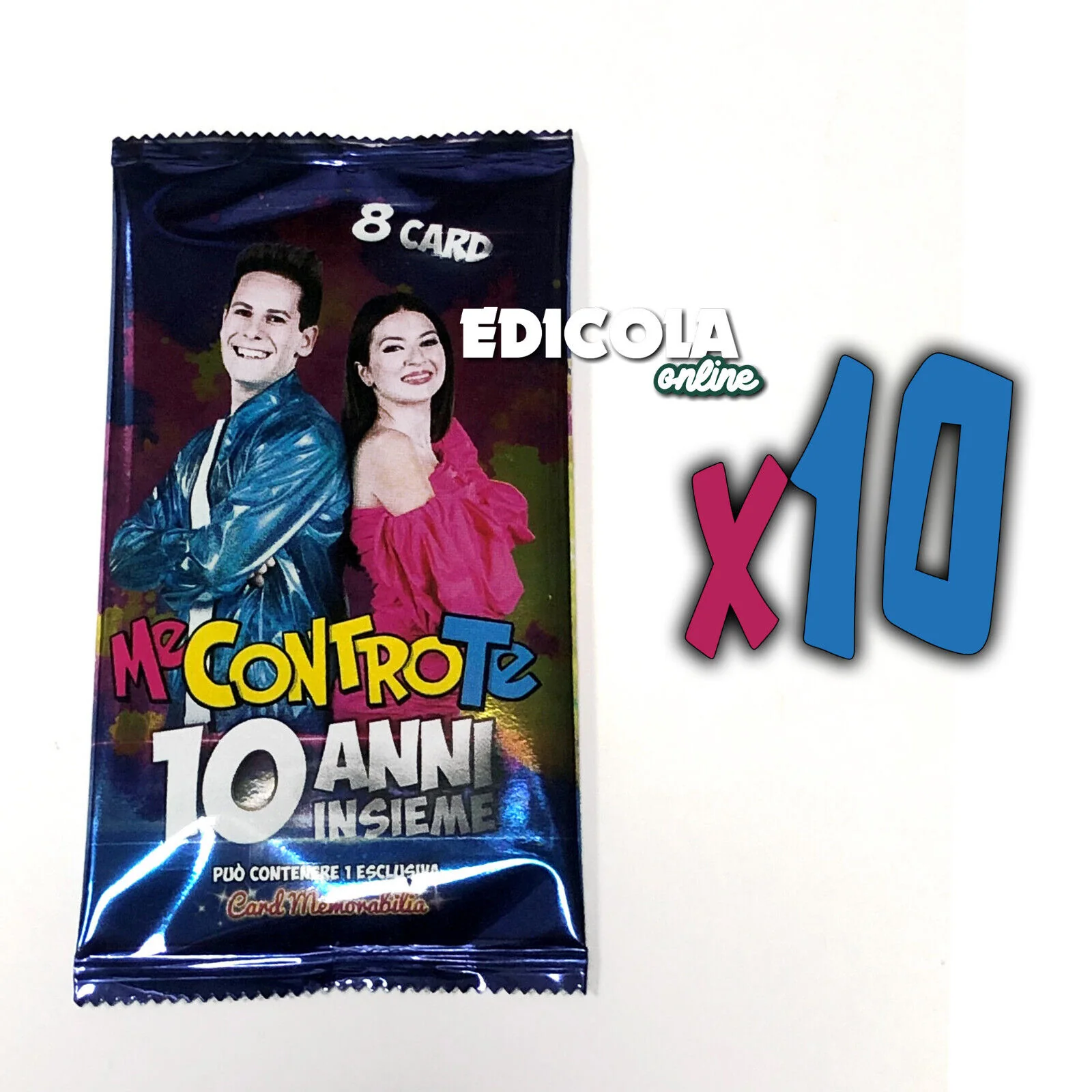 Set Album Me CONTRO Te 10 ANNI INSIEME 2024 LUI e SOFI Bustine di Figurine Card - Image 9