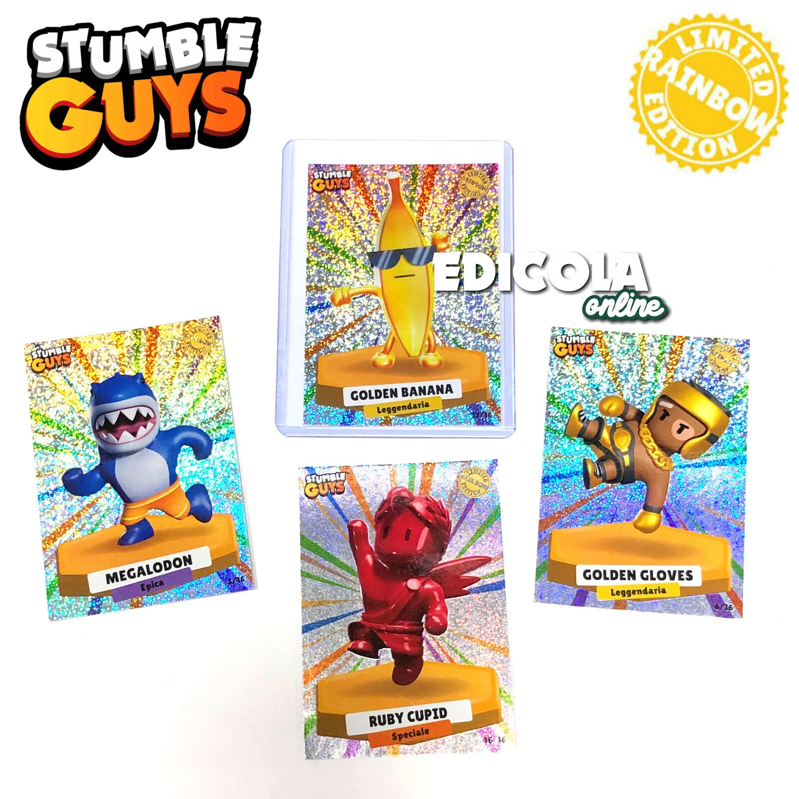 Set RAINBOW Edition Official Card STUMBLE GUYS Limited Banana - Image 3