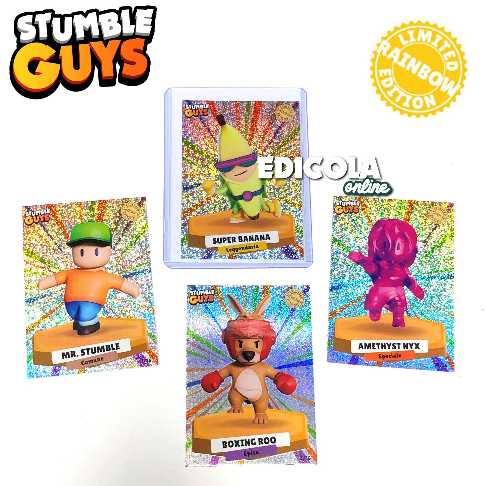 Set RAINBOW Edition Official Card STUMBLE GUYS Limited Banana - Image 4