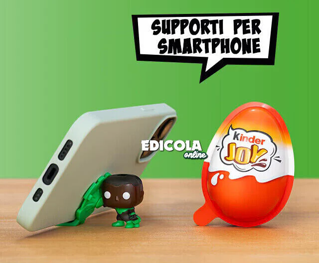 Sorpresa KINDER JOY Funko pop Supereroi le leggende DC Batman Serie Completa BPZ - Image 8