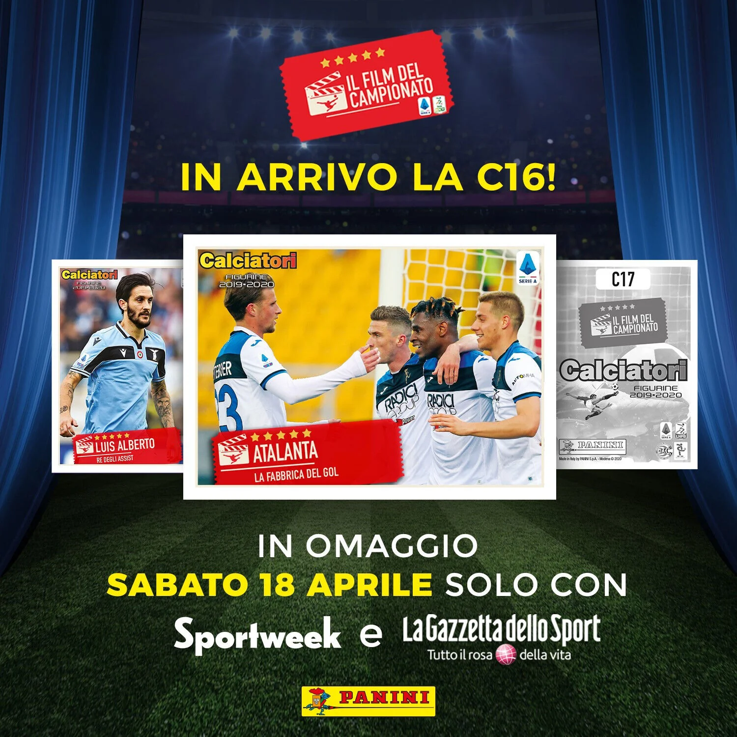 SPORTWEEK LA GAZZETTA DELLO SPORT Figurine Calciatori 2019-20 Panini C15 C16 C17 - Image 4