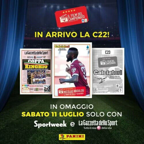 SPORTWEEK LA GAZZETTA DELLO SPORT Figurine Calciatori 2019-20 Panini C21 C22 C23 - Image 4