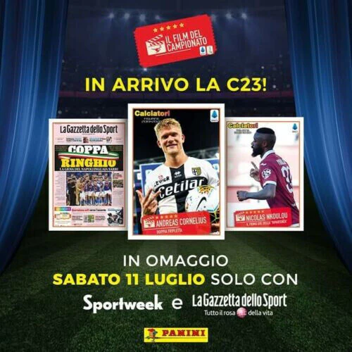 SPORTWEEK LA GAZZETTA DELLO SPORT Figurine Calciatori 2019-20 Panini C21 C22 C23 - Image 5