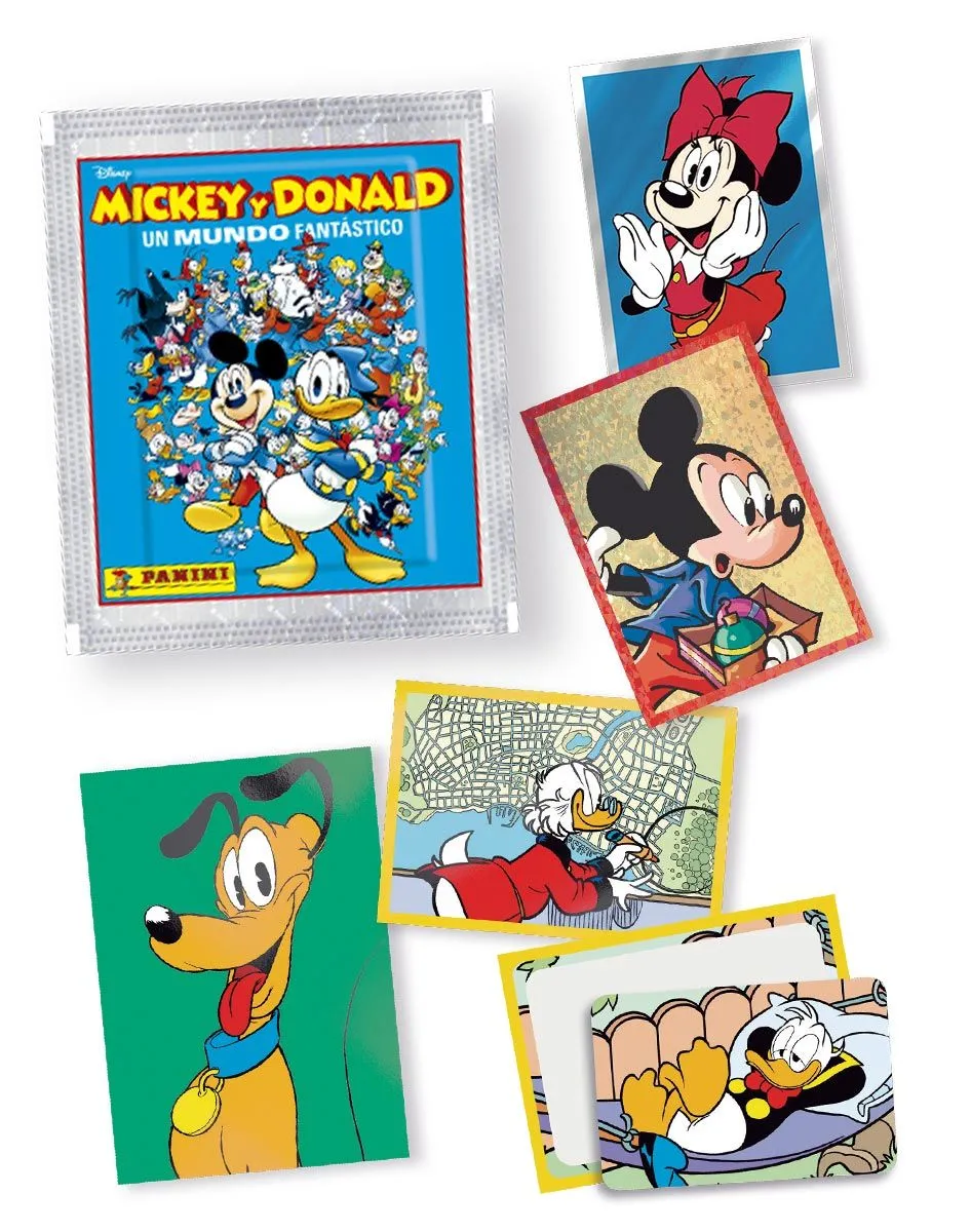 Starter Pack : Album  di Topolino + Personaggio 3D + 10 Bustine di figurine "Storie di un mondo fantastico"  2023 - Image 4