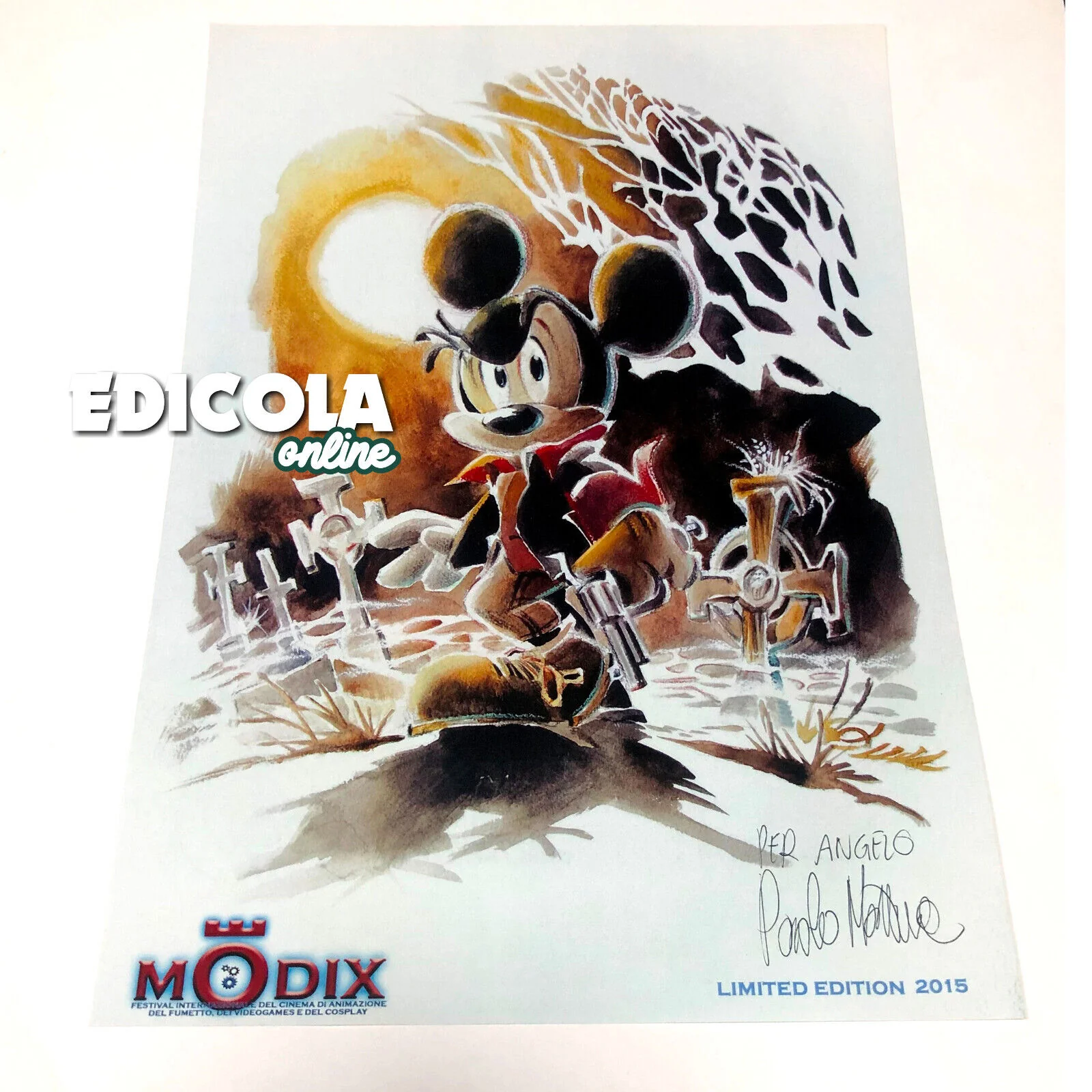 TOPOLINO 3094 Variant Cover Dylan Top Dog + Anteprima e Autografo Paolo Mottura - Image 6