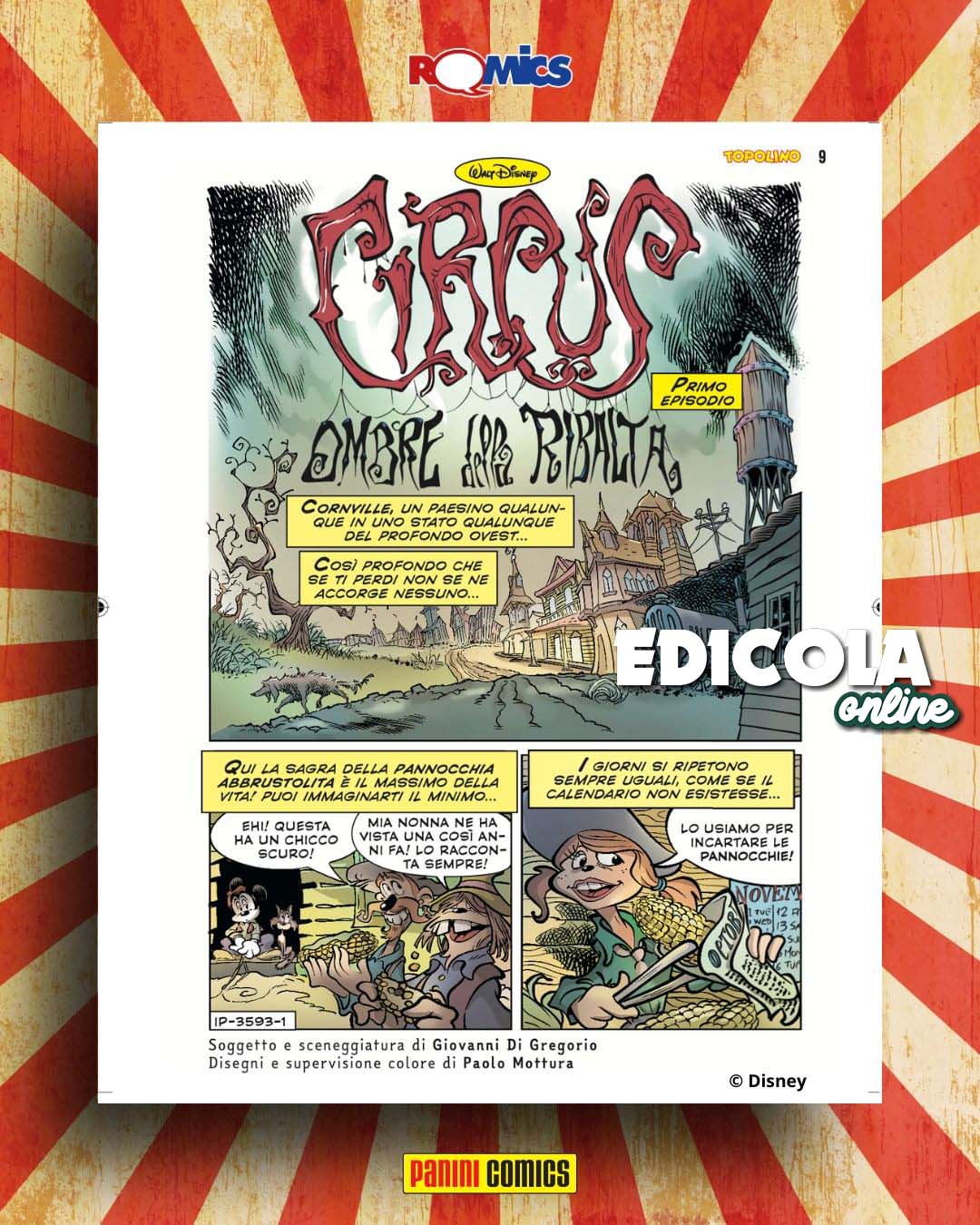 Topolino 3593 Speciale Edizione Romics 2024 -Shadow Circus - Image 3