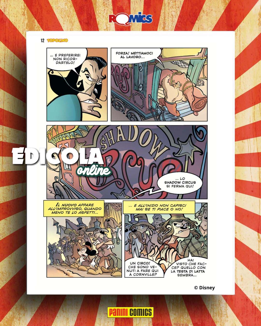 Topolino 3593 Speciale Edizione Romics 2024 -Shadow Circus - Image 4