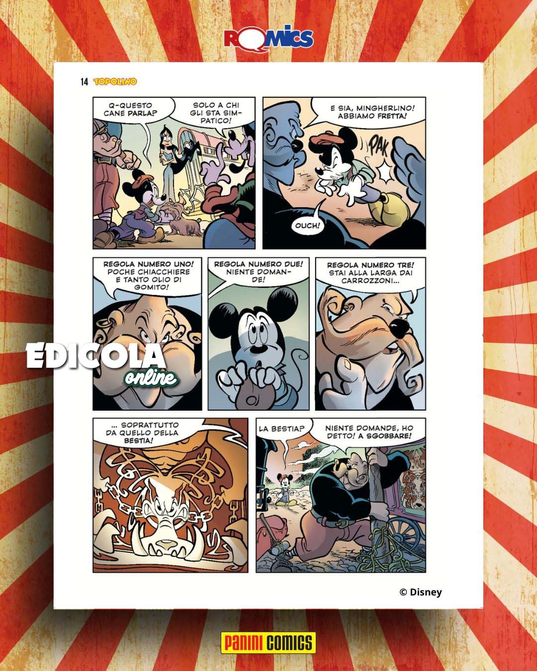 Topolino 3593 Speciale Edizione Romics 2024 -Shadow Circus - Image 5