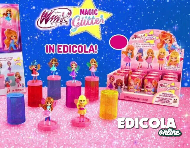 Winx Club da Collezione MAGIC Glitter Action Figure Bambola di Bloom Flora Aisha - Image 5