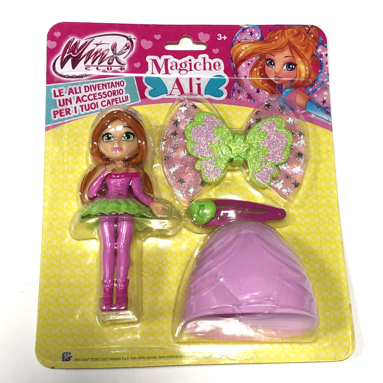Winx Club da Collezione MAGICHE ALI Action Figure Bambola di Flora Stella Bloom - Image 3