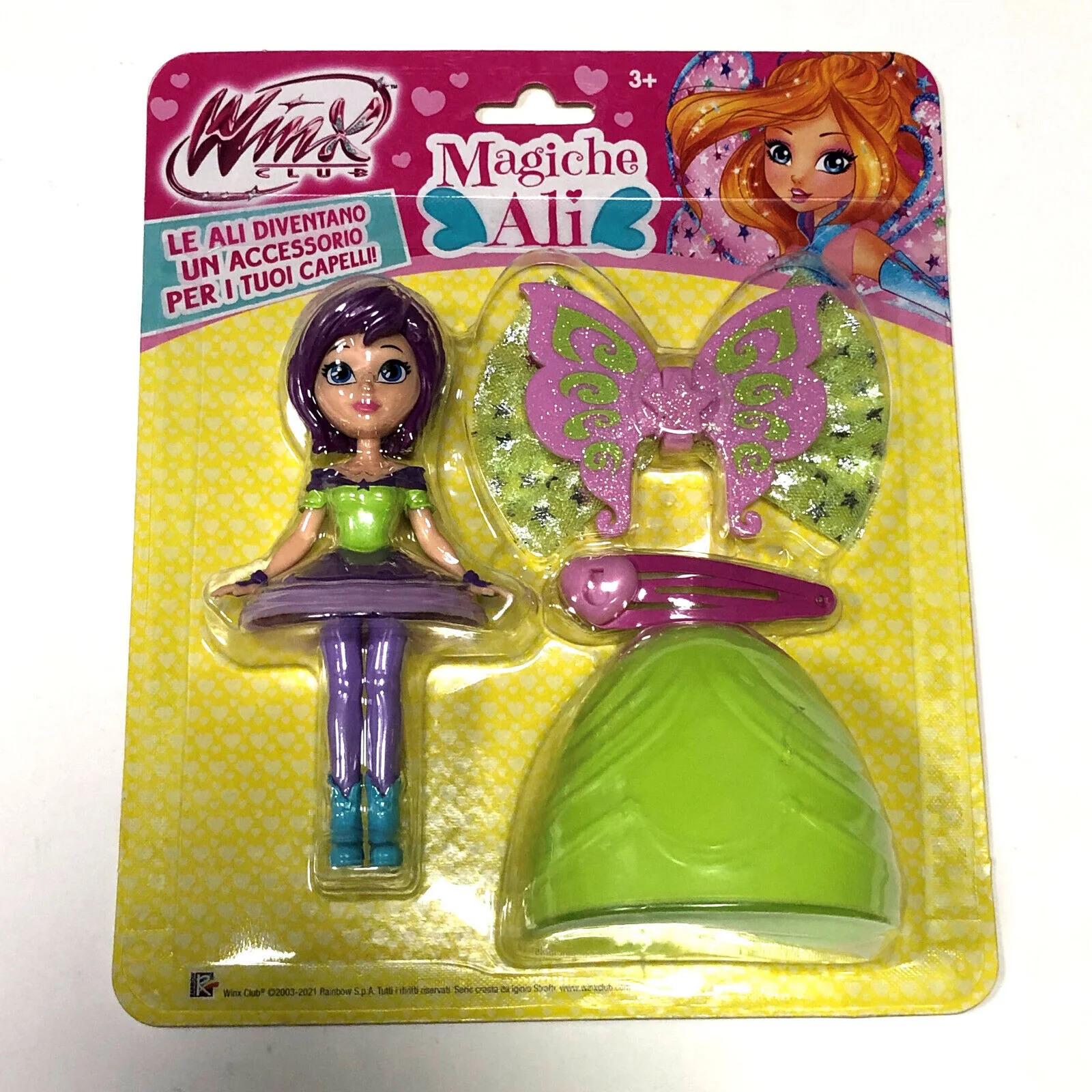 Winx Club da Collezione MAGICHE ALI Action Figure Bambola di Flora Stella Bloom - Image 4