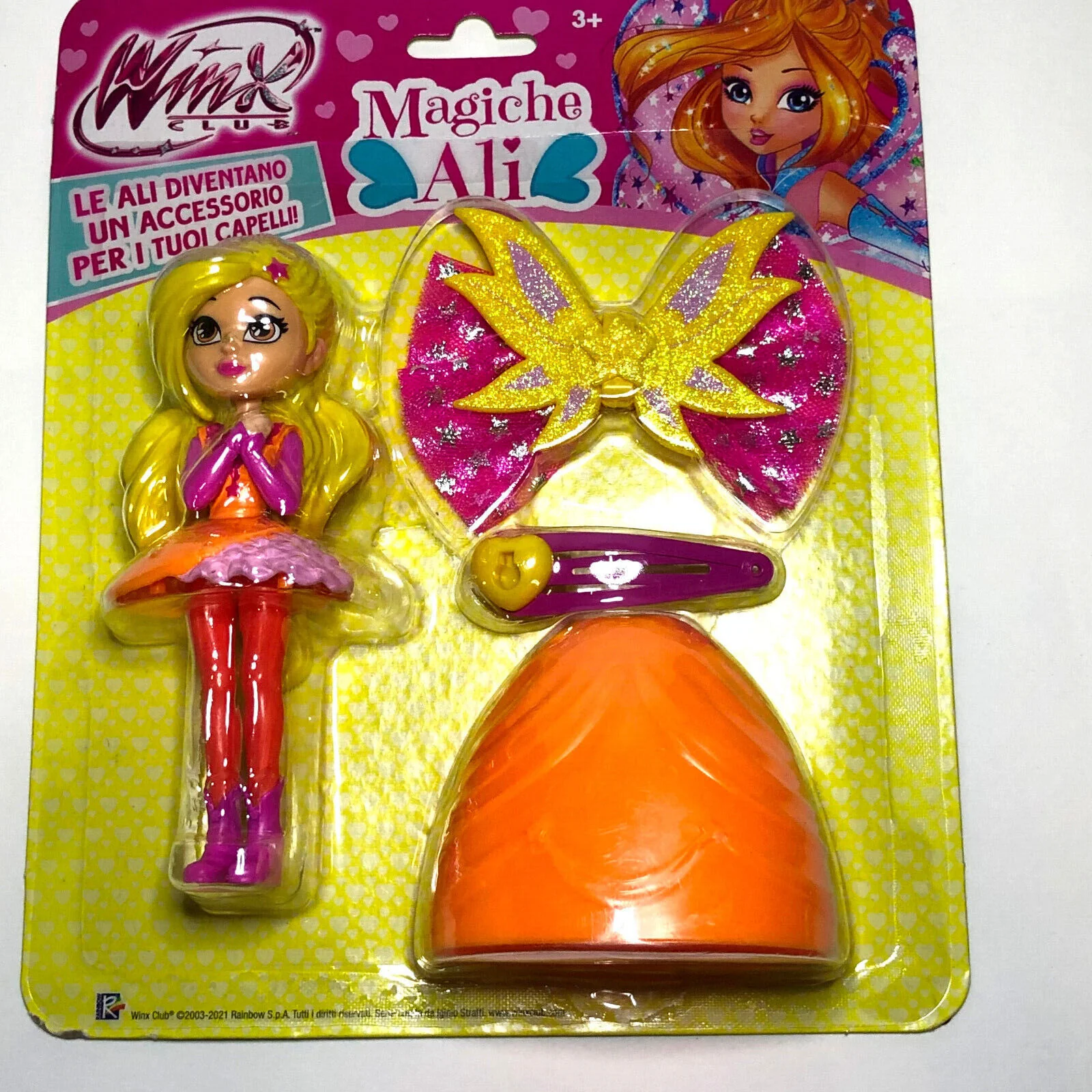 Winx Club da Collezione MAGICHE ALI Action Figure Bambola di Flora Stella Bloom - Image 7