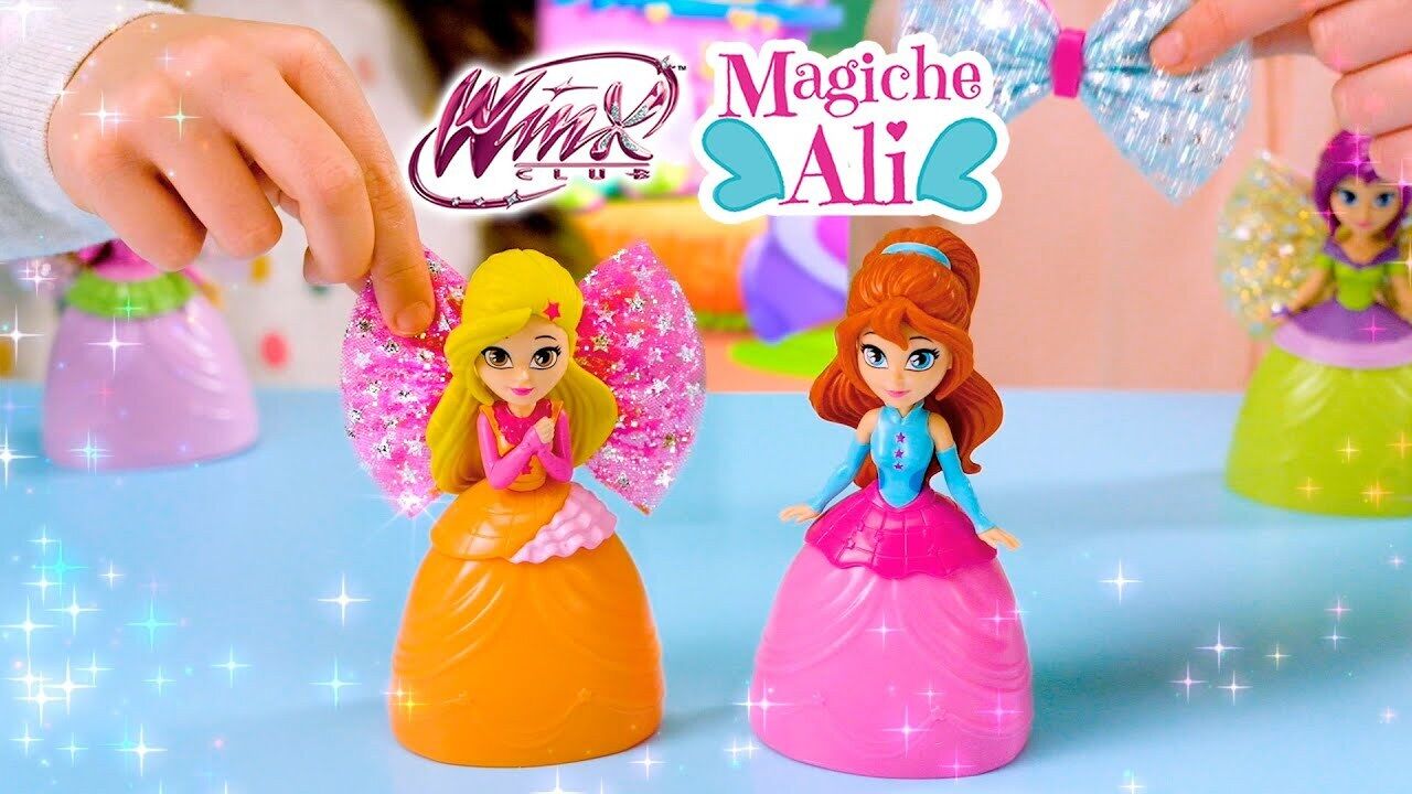 Winx Club da Collezione MAGICHE ALI Action Figure Bambola di Flora Stella Bloom - Image 8