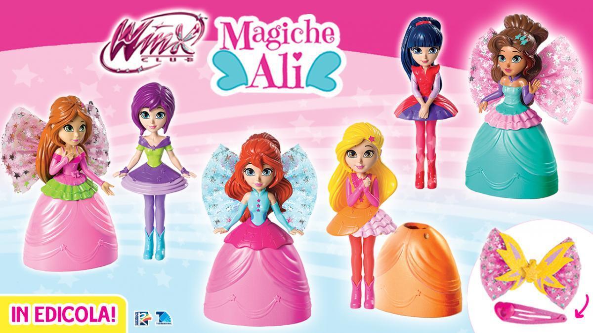 Winx Club da Collezione MAGICHE ALI Action Figure Bambola di Flora Stella Bloom - Image 9